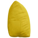 Rygpude Gul 45 x 20 x 35 cm Velourstof