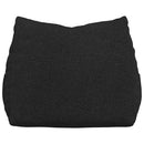 Rygpude Sort 60 x 20 x 50 cm Stof