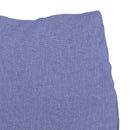 Rygpude Jeans blå 60 x 20 x 50 cm Stof