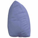 Rygpude Jeans blå 60 x 20 x 50 cm Stof