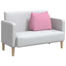 Rygpude Lyserød 60 x 20 x 50 cm Stof