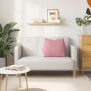 Rygpude Lyserød 60 x 20 x 50 cm Velourstof