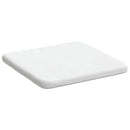 Sædepuder 4 pcs Hvid 40 x 40 x 3 cm Stof