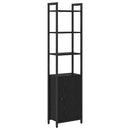 Bogskab Sort eg 40 x 24 x 161 cm Konstrueret træ