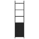 Bogskab Sort eg 40 x 24 x 161 cm Konstrueret træ