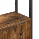 Bogskab Røget eg 40 x 24 x 161 cm Konstrueret træ