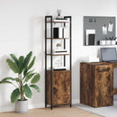 Bogskab Røget eg 40 x 24 x 161 cm Konstrueret træ