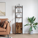 Bogskab Røget eg 40 x 24 x 161 cm Konstrueret træ