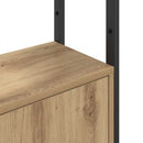Bogskab Artisan Egetræ 40 x 24 x 161 cm Konstrueret træ