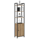 Bogskab Artisan Egetræ 40 x 24 x 161 cm Konstrueret træ