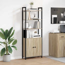 Bogskab Sonoma eg 60 x 24 x 161 cm Konstrueret træ