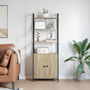 Bogskab Sonoma eg 60 x 24 x 161 cm Konstrueret træ