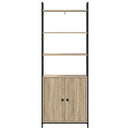 Bogskab Sonoma eg 60 x 24 x 161 cm Konstrueret træ