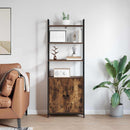 Bogskab Røget eg 60 x 24 x 161 cm Konstrueret træ