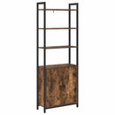 Bogskab Røget eg 60 x 24 x 161 cm Konstrueret træ