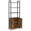 Bogskab Røget eg 60 x 24 x 161 cm Konstrueret træ