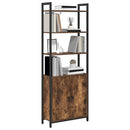 Bogskab Røget eg 60 x 24 x 161 cm Konstrueret træ