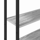 Bogskab Grå Sonoma 60 x 24 x 161 cm Konstrueret træ