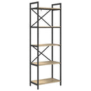 Bogreol Sonoma eg 56 x 34 x 171 cm Konstrueret træ