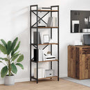 Bogreol Gammelt træ 56 x 34 x 171 cm Konstrueret træ
