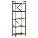Bogreol Gammelt træ 56 x 34 x 171 cm Konstrueret træ
