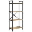 Bogreol Sonoma eg 56 x 34 x 133,5 cm Konstrueret træ