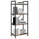 Bogreol Røget eg 56 x 34 x 133,5 cm Konstrueret træ