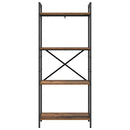 Bogreol Gammelt træ 56 x 34 x 133,5 cm Konstrueret træ
