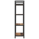 Bogreol Gammelt træ 56 x 34 x 133,5 cm Konstrueret træ