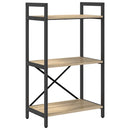 Bogreol Sonoma eg 56 x 34 x 96 cm Konstrueret træ
