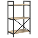 Bogreol Sonoma eg 56 x 34 x 96 cm Konstrueret træ