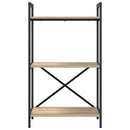 Bogreol Sonoma eg 56 x 34 x 96 cm Konstrueret træ