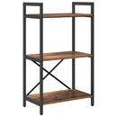 Bogreol Gammelt træ 56 x 34 x 96 cm Konstrueret træ