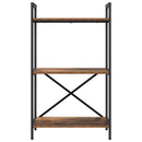Bogreol Gammelt træ 56 x 34 x 96 cm Konstrueret træ