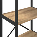 Bogreol Artisan Egetræ 56 x 34 x 96 cm Konstrueret træ