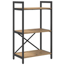 Bogreol Artisan Egetræ 56 x 34 x 96 cm Konstrueret træ