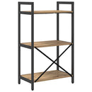 Bogreol Artisan Egetræ 56 x 34 x 96 cm Konstrueret træ