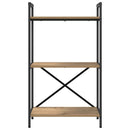 Bogreol Artisan Egetræ 56 x 34 x 96 cm Konstrueret træ