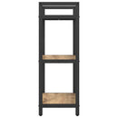 Bogreol Artisan Egetræ 56 x 34 x 96 cm Konstrueret træ