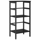 Bogreol Sort eg 40 x 29,5 x 81 cm Konstrueret træ