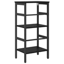 Bogreol Sort eg 40 x 29,5 x 81 cm Konstrueret træ