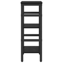 Bogreol Sort eg 40 x 29,5 x 81 cm Konstrueret træ