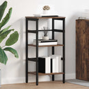 Bogreol 2 niveauer 40 x 29,5 x 81 cm Konstrueret træ Røget eg