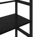 Bogreol Sort eg 40 x 29,5 x 115 cm Konstrueret træ