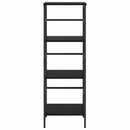 Bogreol Sort eg 40 x 29,5 x 115 cm Konstrueret træ