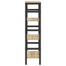 Bogreol Sonoma eg 40 x 29,5 x 115 cm Konstrueret træ
