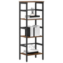 Bogreol Røget eg 40 x 29,5 x 115 cm Konstrueret træ