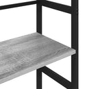 Bogreol Grå Sonoma 40 x 29,5 x 115 cm Konstrueret træ