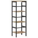 Bogreol Artisan Egetræ 40 x 29,5 x 115 cm Konstrueret træ