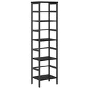 Bogreol Sort eg 40 x 29,5 x 149 cm Konstrueret træ